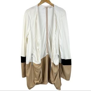 Chico’s Colorblock Sweater Cardigan